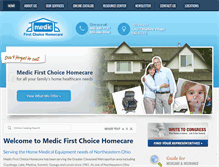 Tablet Screenshot of medichhc.com